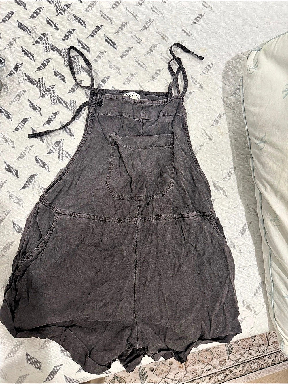 Billabong Wild Pursuit Overall Romper Black
